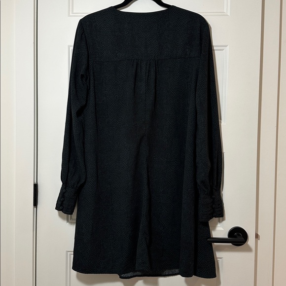 Dark green and black snake skin print dress/tunic - Picture 5 of 7